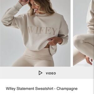 WIFEY SWEATSHIRT